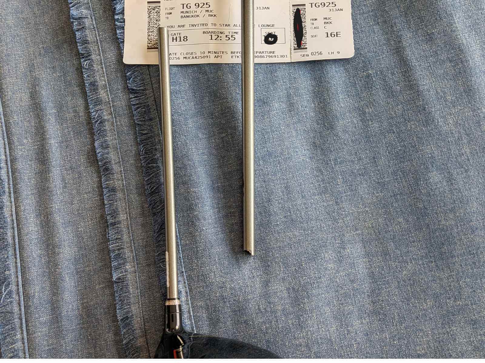 Driver auf Flugreise beschädigt